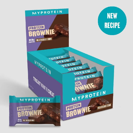 MyProtein Protein Brownie 12x75g White Chocolate
