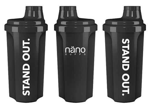 Nanosupps Shaker NANOBCAA 500ml Glow in the dark