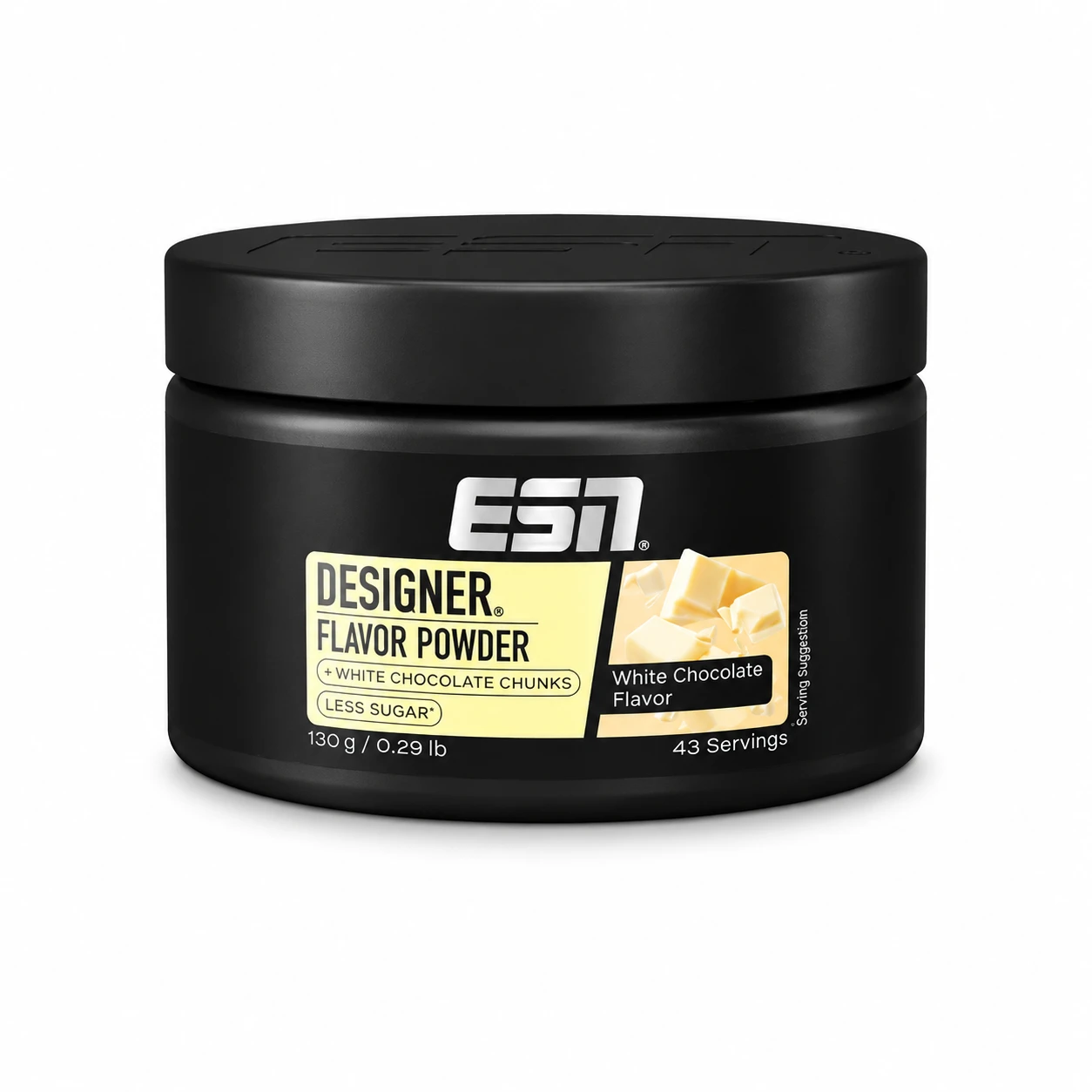 ESN Designer Flavour Powder 130g White Chocolate