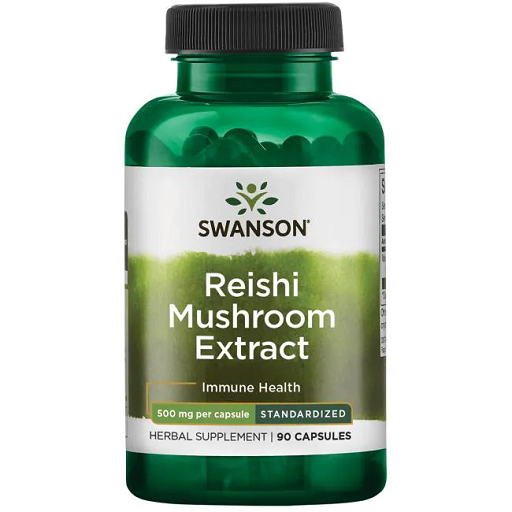 Swanson Reishi Mushroom Extract 500mg - 90 Kapseln