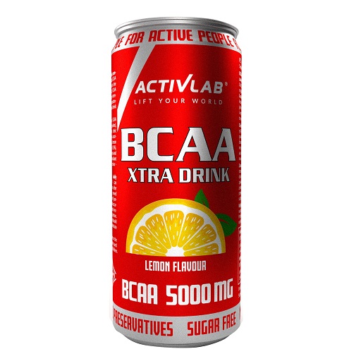 Activlab BCAA Xtra Drink 5000mg 330ml EINZELNE DOSE Lemon