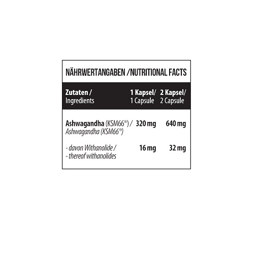 MST - Ashwagandha KSM 66® - 120 Caps