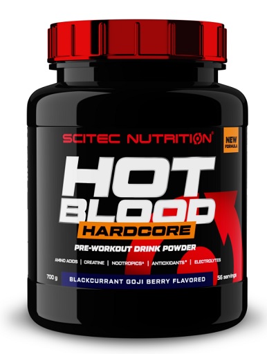 Scitec Hot Blood Hardcore 700g Pinke Limonade