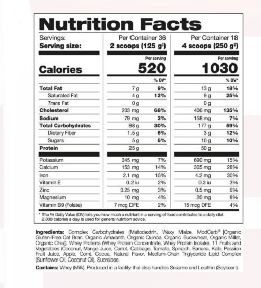 Perfect Sports Hulk Clean Mass Gainer - 4.54kg Chocolate Fudge Brownie