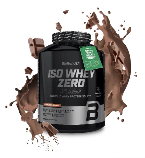 BioTech Iso Whey Zero Black 1816g Erdbeere