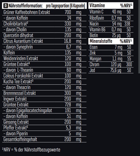 Body Attack Lipo 100 - 60 Kapseln