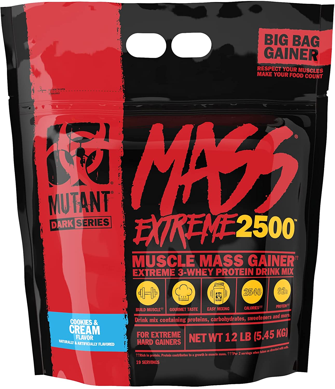 Mutant Mass XXXTREME 2500 - 5,45kg Vanilla Ice Cream