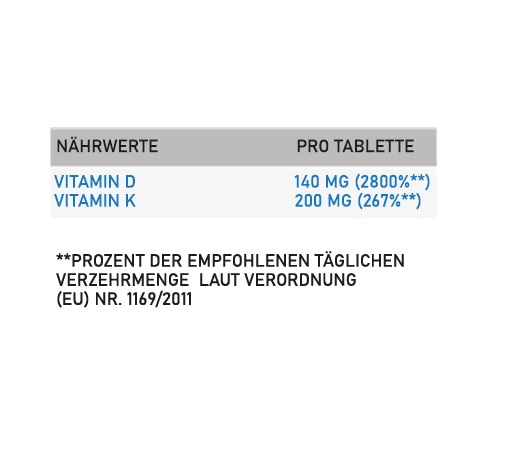 NNT Vitamin D3+K2 5600 IU 60 Tabletten