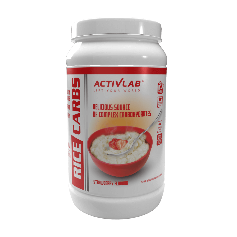 Activlab Rice Carbs 1000g Erdbeere