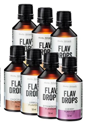 Body Attack Flav Drops 50ml Vanilla