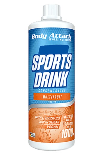 Body Attack Sports Drink Zero 1000 ml Kirsche