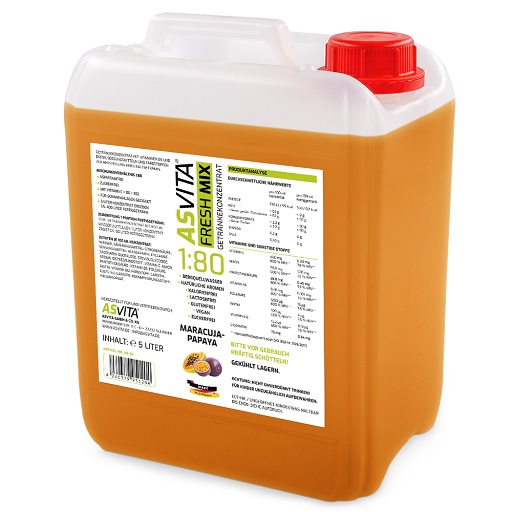 ASVita Fresh Mix Mineralgetränk 1:80 - 5L Waldfrucht
