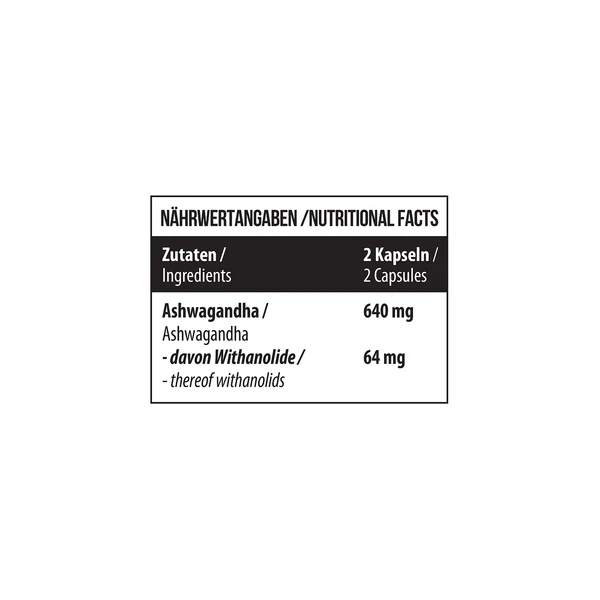 MST - Healthy Ashwagandha 10% Withanolide 120 Kapseln