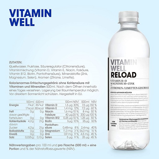 Vitamin Well Drink 12x500ml Sport 002