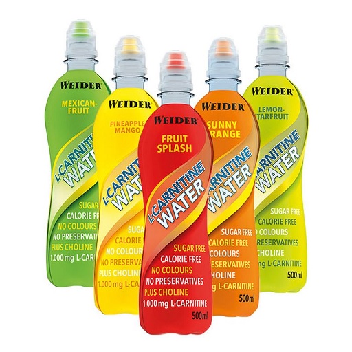 Weider L-Carnitine WATER  6 x 500ml Ananas Mango