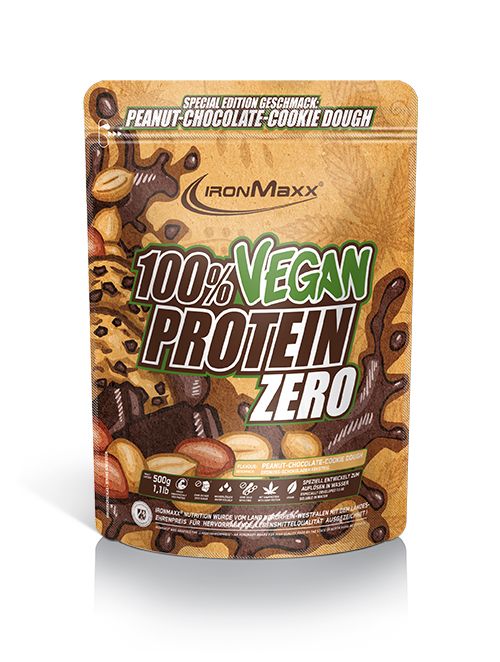 IronMaxx 100% Vegan Protein Zero 500g Strawberry Lime