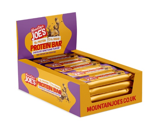 Mountain Joe's Protein Bar 12x55g OHNE ORIG. VERP.KARTON Chocolate Eggsplosion