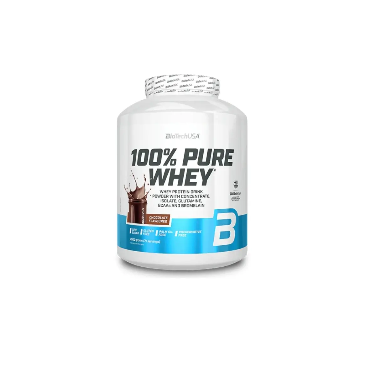 BioTech 100% Pure Whey 2000g Black Biscuit
