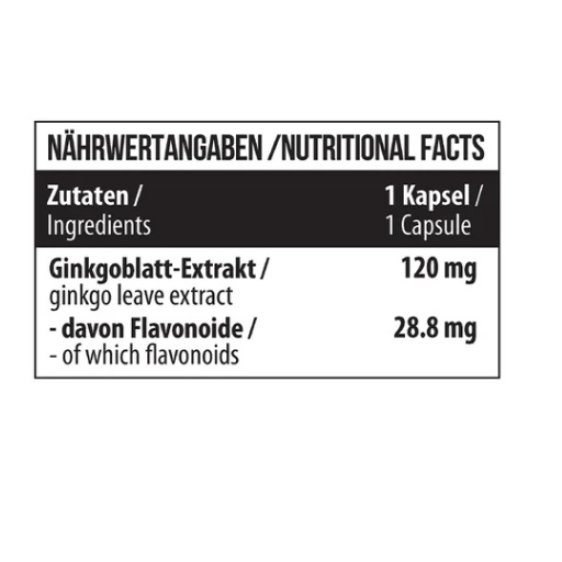 MST - Ginkgo Biloba 60 Kapseln
