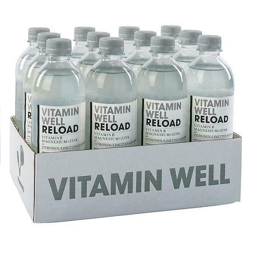 Vitamin Well Drink 12x500ml ZERO Pineapple