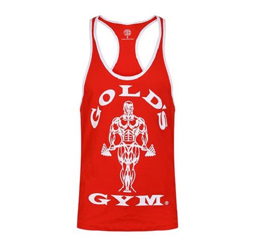 Golds Gym GGVTS004 Stringer Joe Contrast - Red/White M