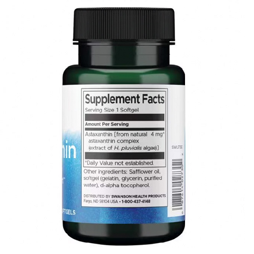 Swanson Astaxanthin 4mg 60 Caps
