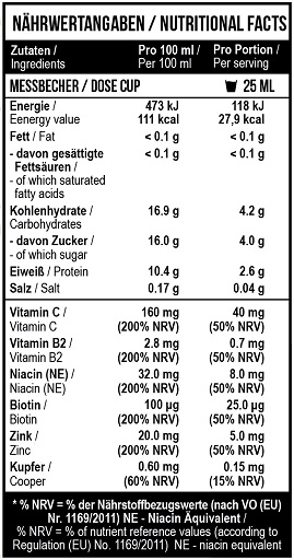 MST - Collagen Peptides Konzentrat 1 Liter - Orange Juice