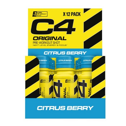 Cellucor C4 Energy Shot 12 x 60ml Millions Strawberry