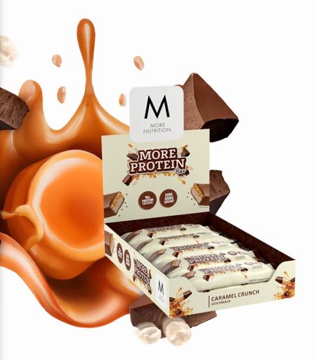 More Nutrition Protein Bar 10x50g White Chocolate Peanut Caramel
