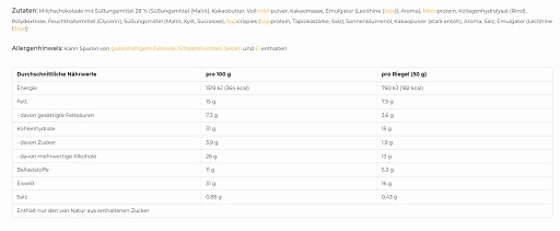 More Nutrition Protein Bar 10x50g White Chocolate Peanut Caramel