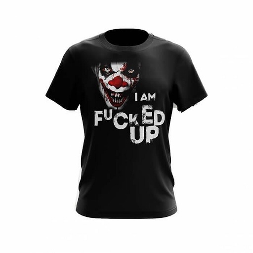 Swedish Supplements T-Shirt "I Am Fucked Up" XL