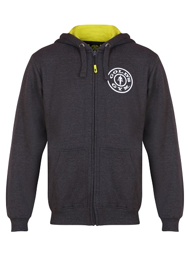 Gold´s Gym GGSWT007 - Charcoal Zip Hoodie L