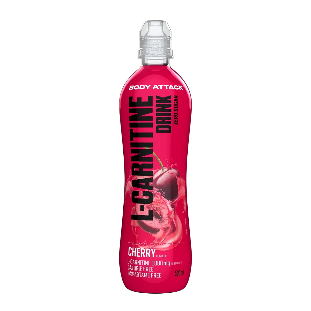 Body Attack L-Carnitine Drink 18x500ml Cherry