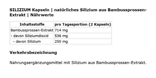 ProFuel Silizium 240 Kapseln