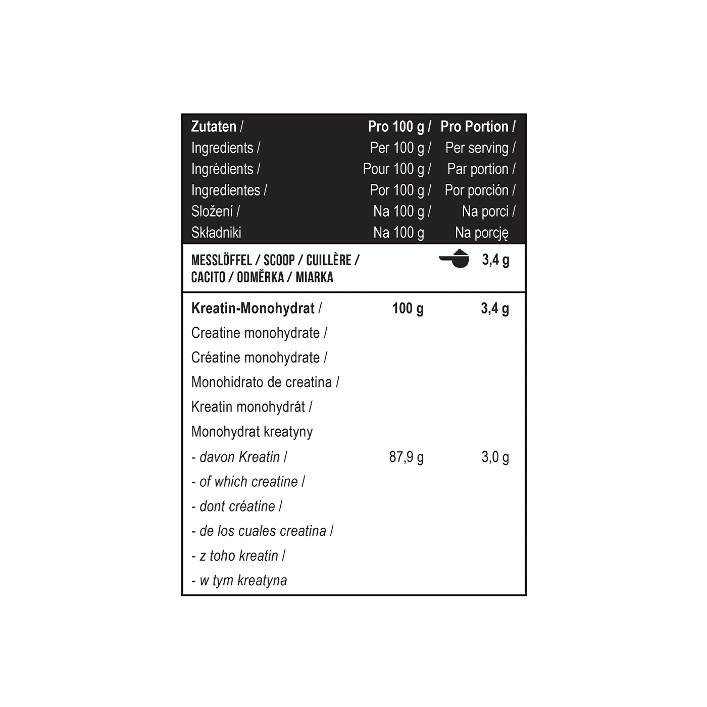 MST - Creatin Pro CREAPURE 1000g