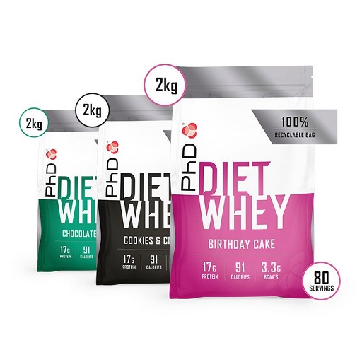 PHD Diet Whey  2kg Cherry Bakewell