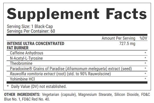 Nutrex Lipo 6 Black INTENSE 60 Kapseln