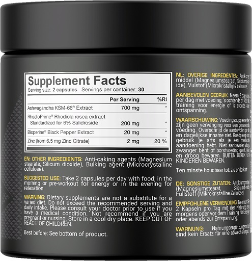 Dedicated Ashwa-Bol 60 Kapseln