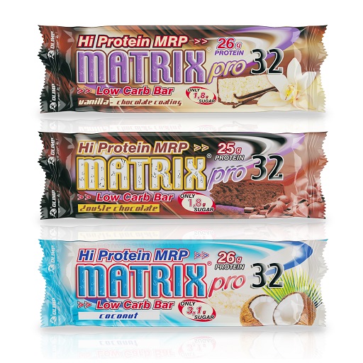 Olimp Riegel Matrix Pro 32 - 24x80g Kokos