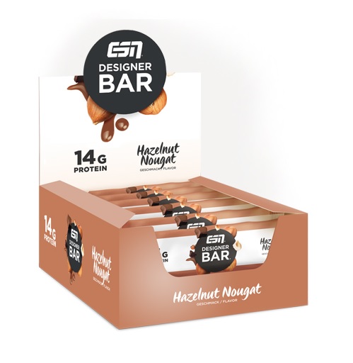 ESN Designer Bar Box 12x45g White Chocolate Pistachio