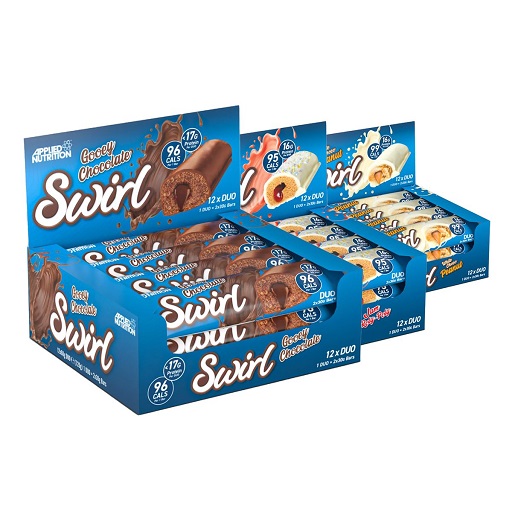 Applied Nutrition SWIRL Bar(12x60g)  Jam Roly Poly