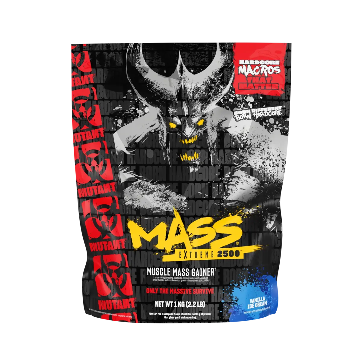 Mutant Mass EXTREME 2500 - 1000g Vanilla Ice Cream