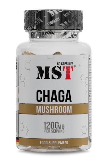 MST - Chaga Mushroom 1200mg 60 Kapseln