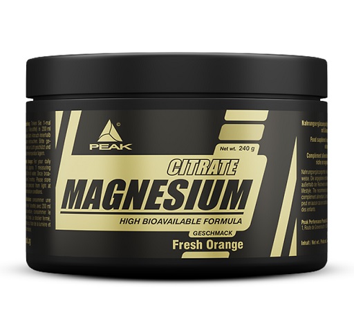 Peak Magnesium Citrat 240 g Lemon