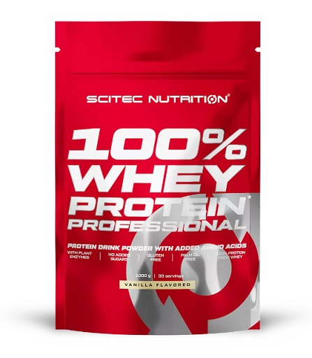 Scitec 100% Whey Protein Professional 1000g Vanille