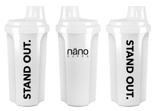 Nanosupps Shaker NANOBCAA 500ml Glow in the dark