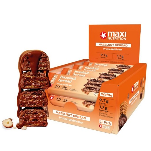 MaxiNutrition Protein Waffle Bar 12x39g Pistazie