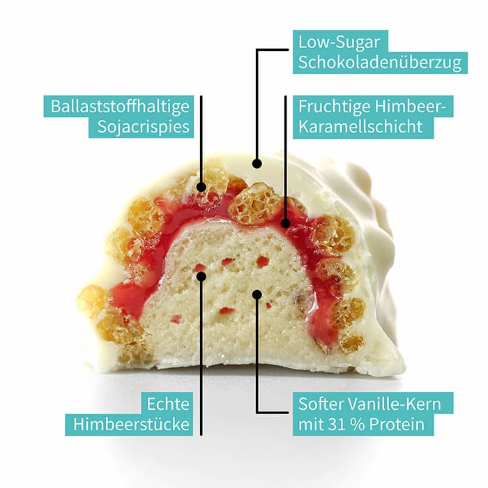Body Attack YAMBAM CRUNCH Protein Riegel (15x55g) White Chocolate Raspberry Vanilla