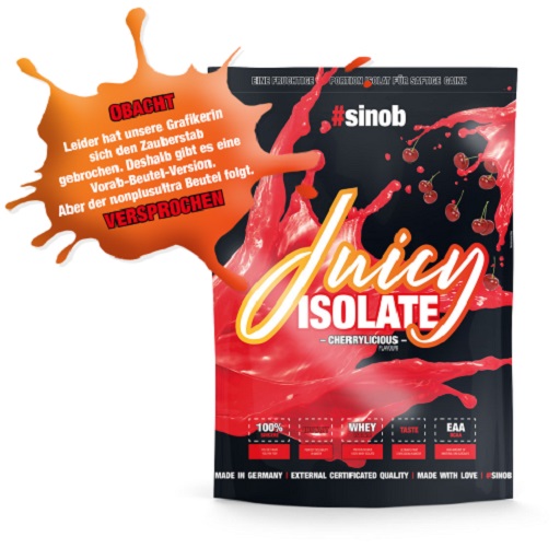 Sinob Juicy Isolate 1kg Kirsche