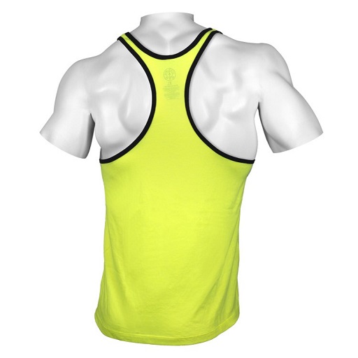 Gold´s Gym Muscle Joe Contrast Stringer Tank - Neon M
